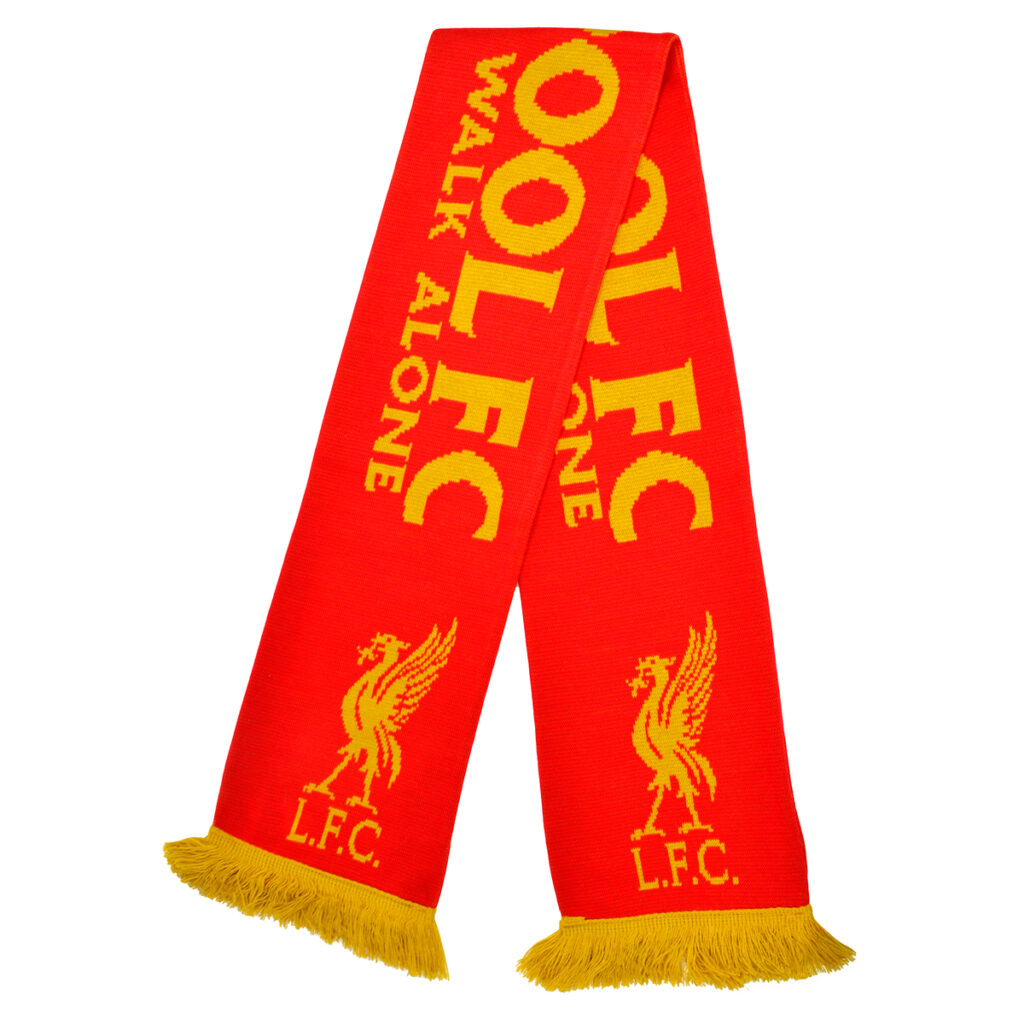 Écharpe Liverpool Gold Standard « You'll Never Walk Alone »