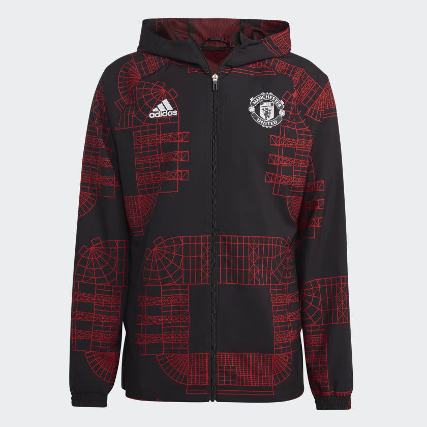 Coupe-vent graphique Adidas Manchester United