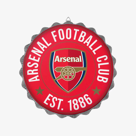 Panneau de capsule de bouteille d'Arsenal