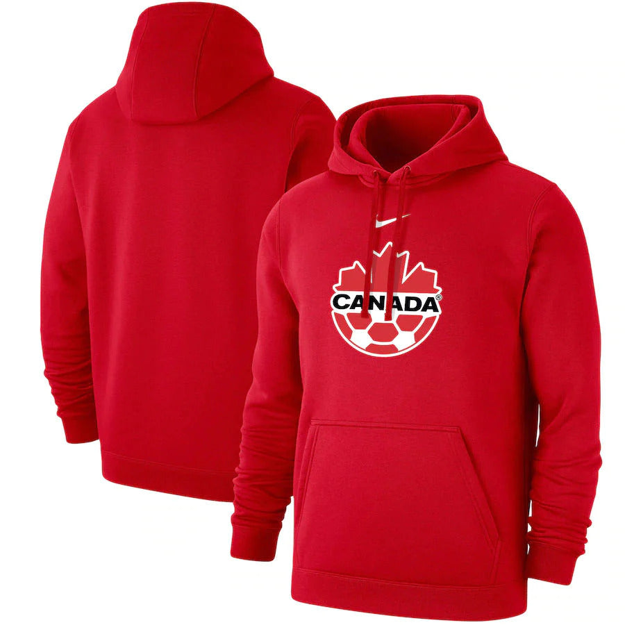Nike Canada Soccer Therma Pull Over Hoodie Red
