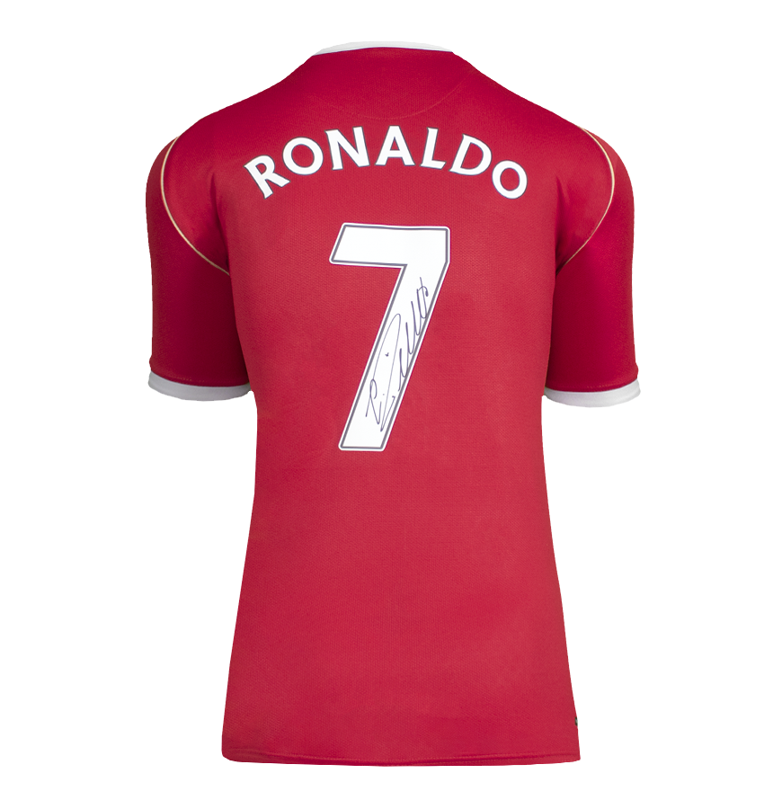 Maillot domicile signé par Cristiano Ronaldo de Manchester United