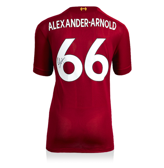 Maillot domicile authentique signé par Trent Alexander-Arnold du Liverpool FC 2019-20
