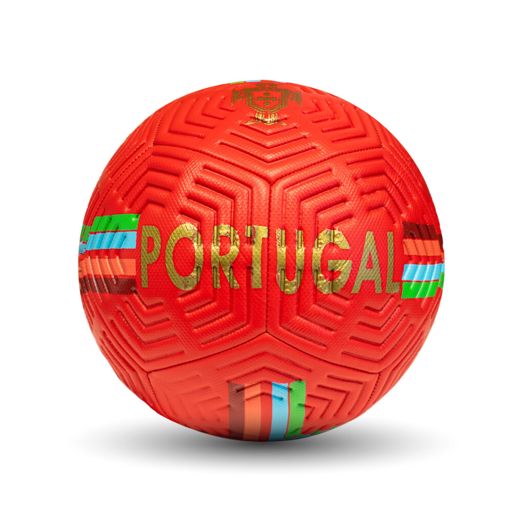 Portugal Red Soccer Ball