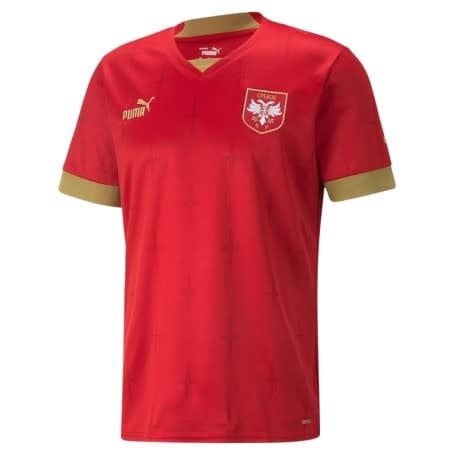 Maillot domicile Puma Serbie 22/23 pour jeunes