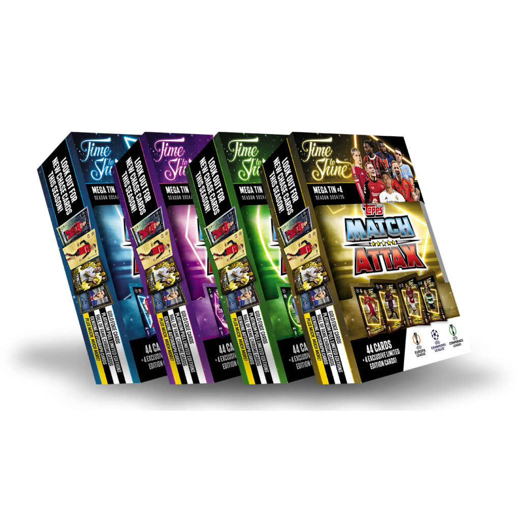 24/25 Topps Match Attax Uefa Champions League Cards Mega Tin