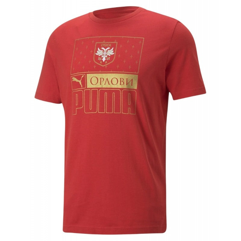 Puma Serbia Core T-Shirt Red