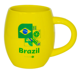 Brazil FIFA World Cup Tea Tub Mug
