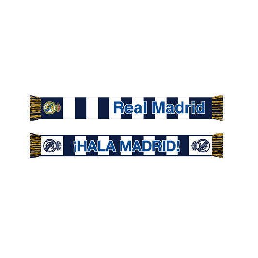 Écharpe rayée du Real Madrid