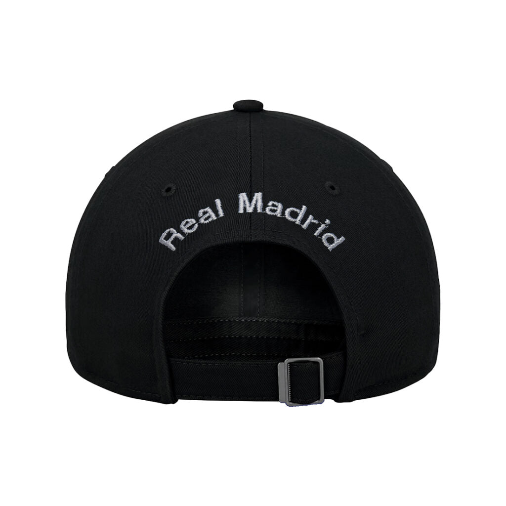 Real Madrid Black Club Crest Adjustable Hat
