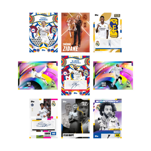 Real Madrid 2024-25 Topps Team Set Box (30 Cards)