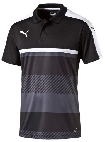 Polo Puma Veloce Noir Jeunesse