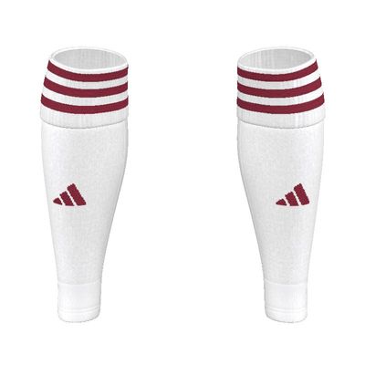 Manchons chaussettes Adidas rayés rouge/blanc