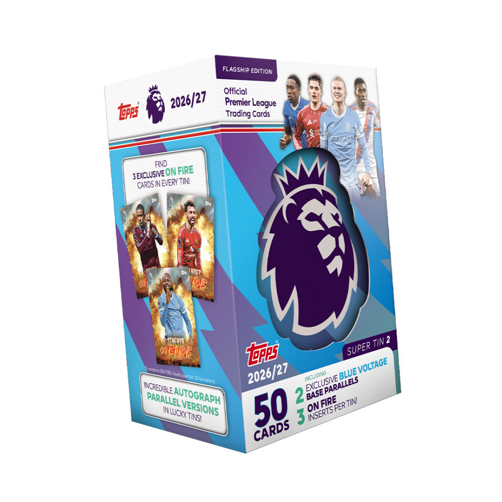 Topps 26/27 Premier League Flagship Cards Super Tin