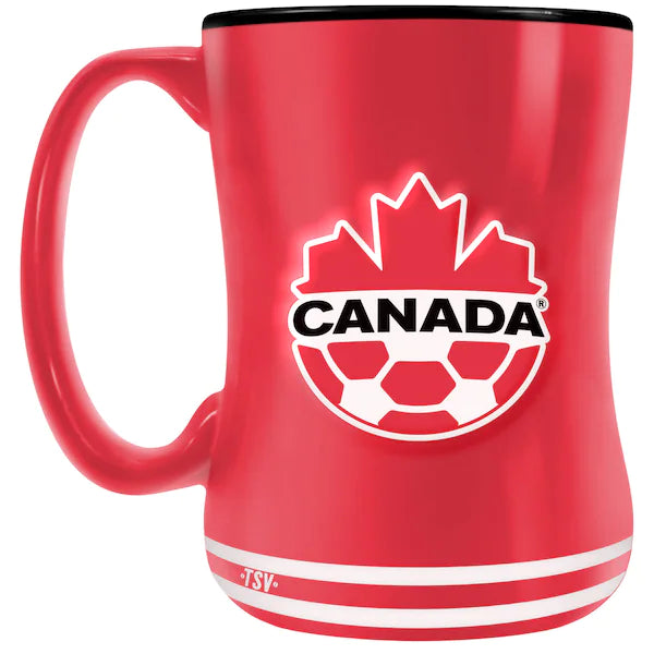 Canada Soccer 14 OZ Sculpted Mug