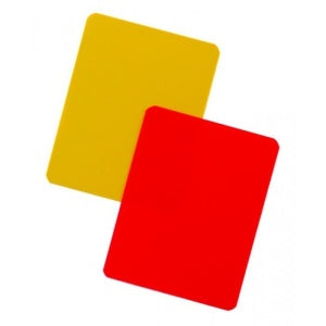 Cartes d'avertissement pour arbitres Kwik Goal