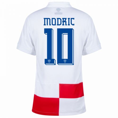 Maillot Nike Croatie domicile 24/25 Stadium + imprimé officiel « 10 » Modric