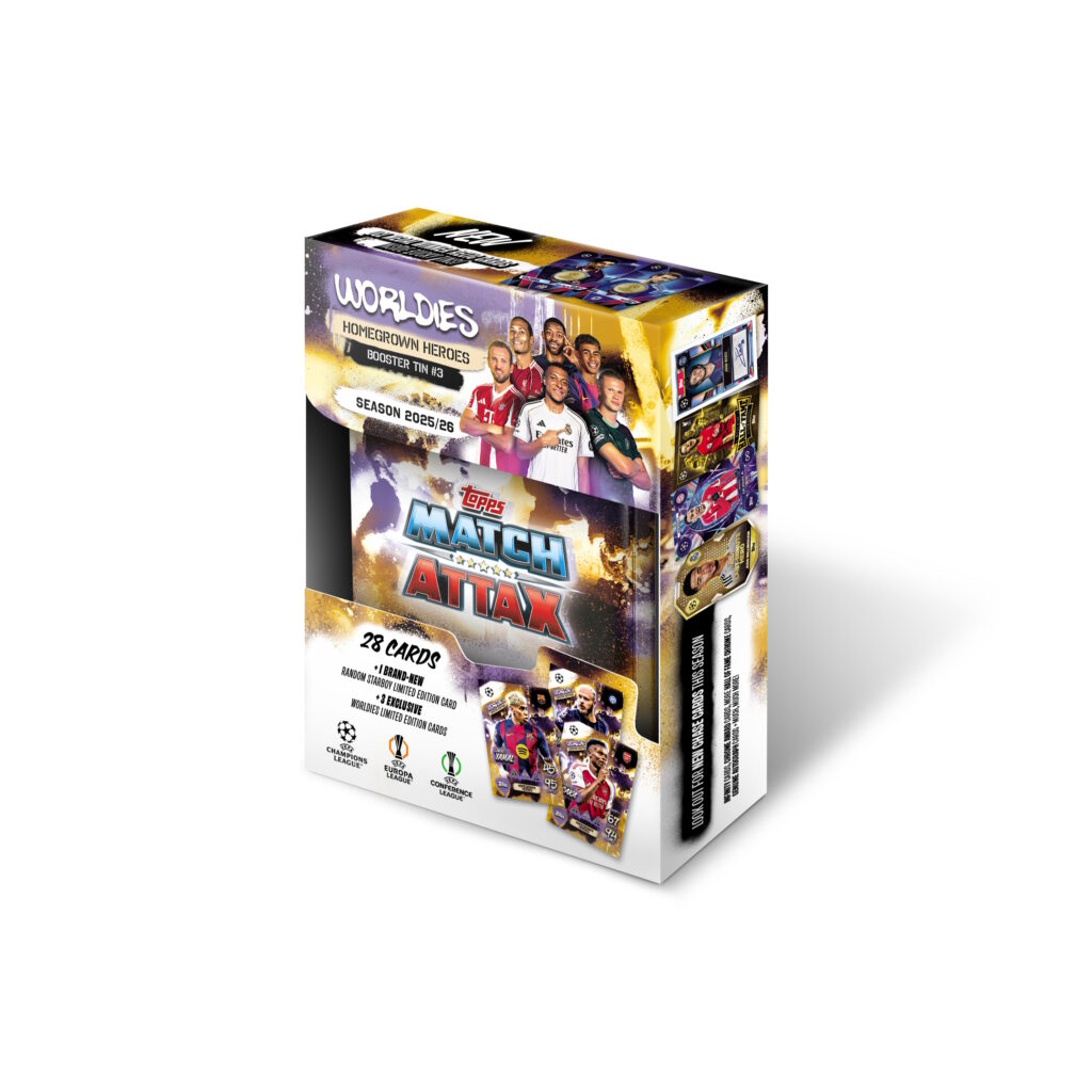 Topps Match Attax 25/26 UEFA Champions League Cards Mini Tin (32 Cards + Third Le)