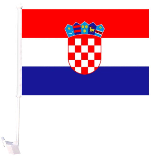 Drapeau de voiture de Croatie