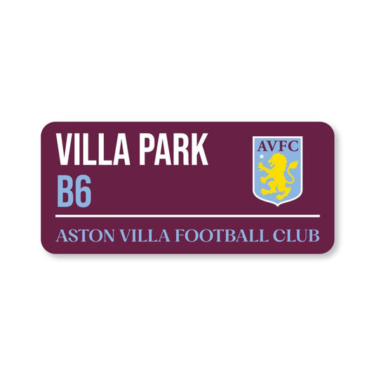 Panneau de rue Aston Villa Villa Park