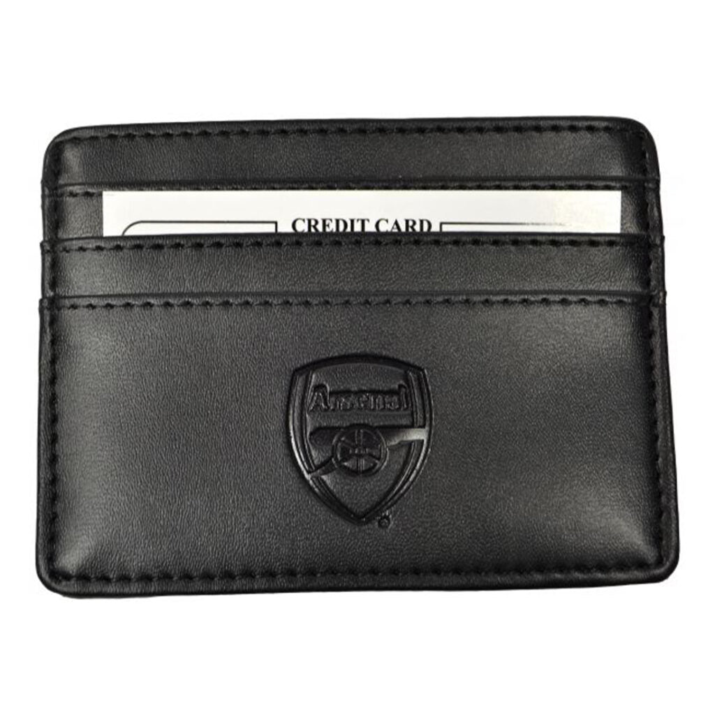 Portefeuille en cuir synthétique gaufré Arsenal