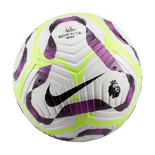 Ballon Premier League Club Elite Blanc/Bold Berry/Volt/Noir Taille 5