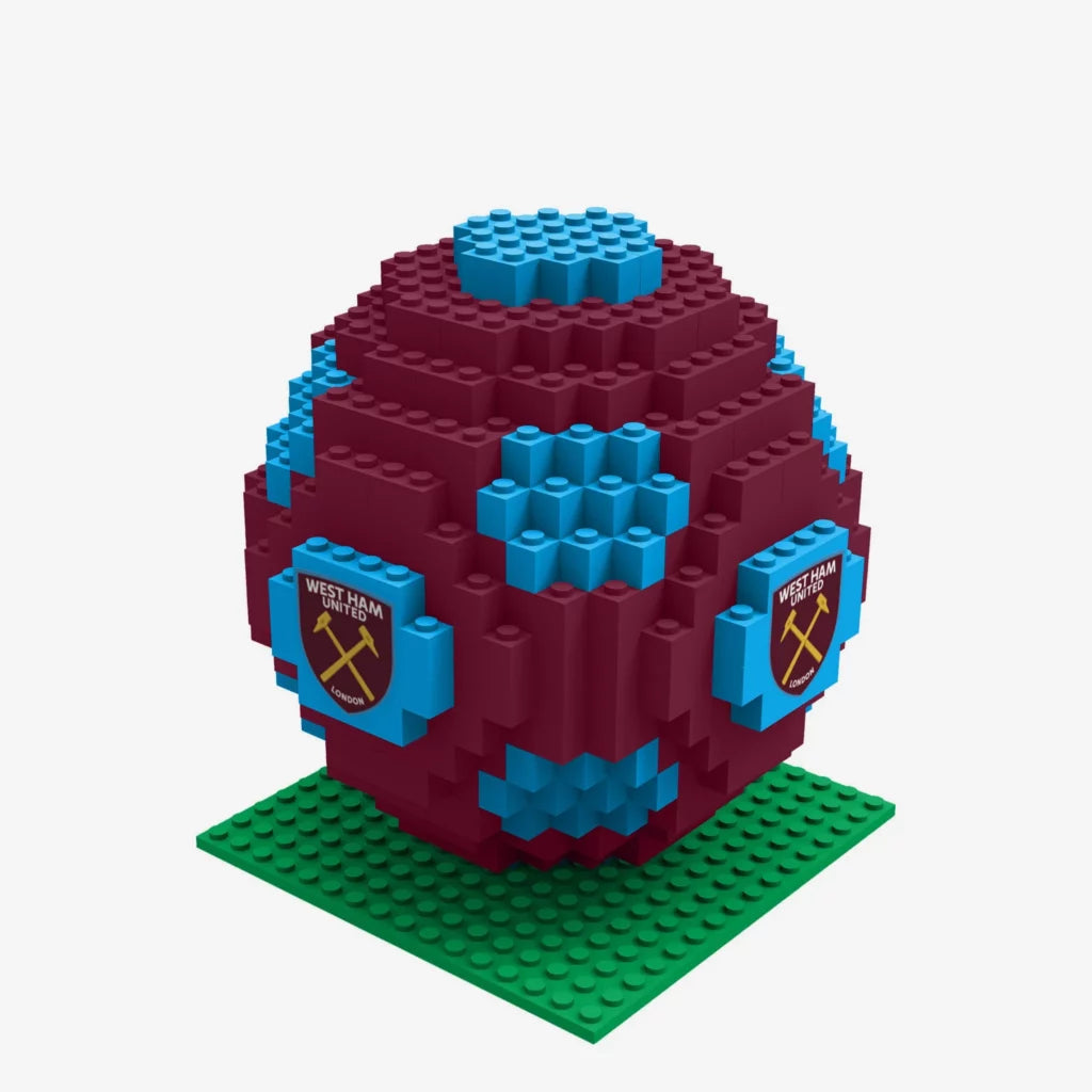 Kit de construction de ballon de football 3D West Ham BRXLZ XL (261 pièces)