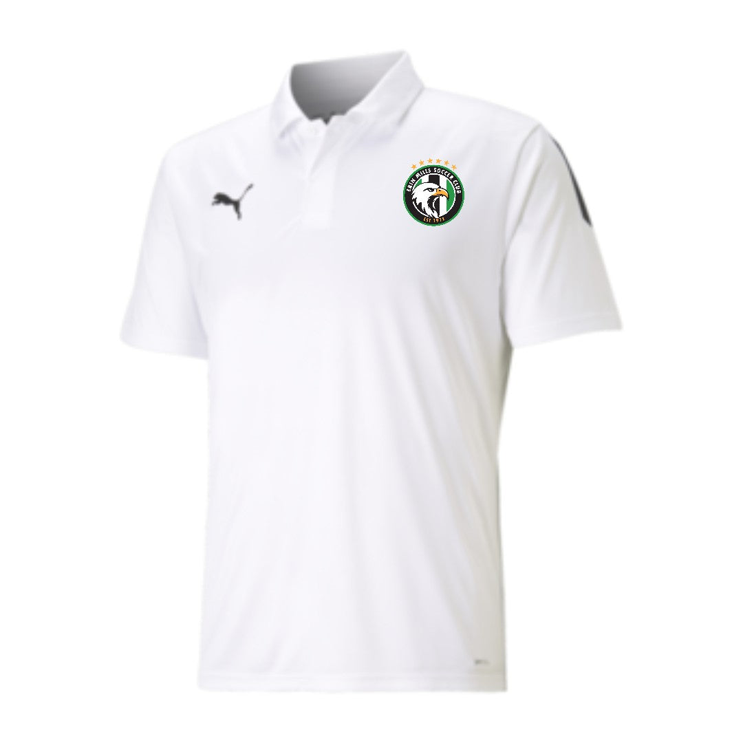 Erin Mills Puma TeamLiga Sideline Polo White
