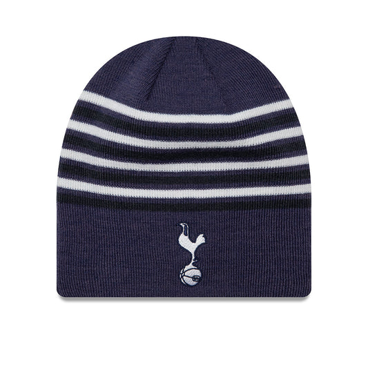 Bonnet New Era à rayures Tottenham bleu marine