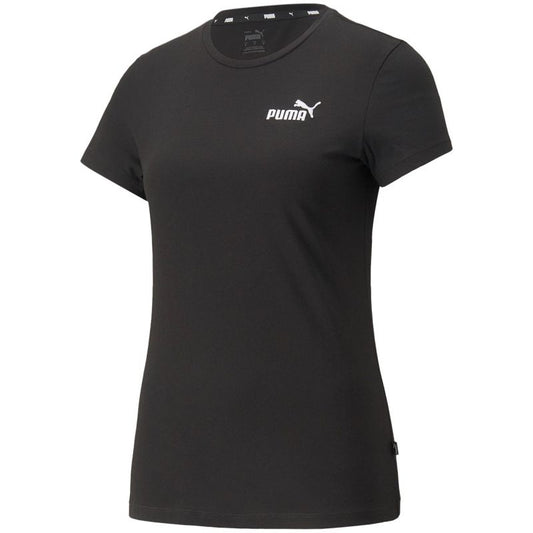 Puma ESS+ Embroidery T-Shirt Women's Black