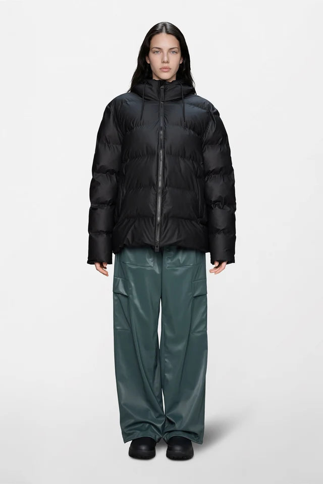 Rains Alta Puffer Jacket Black