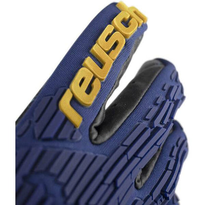 Reusch Attrakt Freegel Fusion Goaliator Bleu/Or/Noir