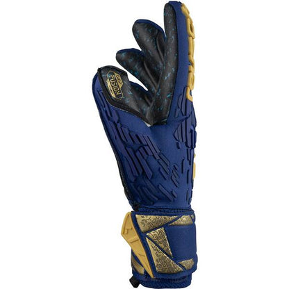 Reusch Attrakt Freegel Fusion Goaliator Bleu/Or/Noir