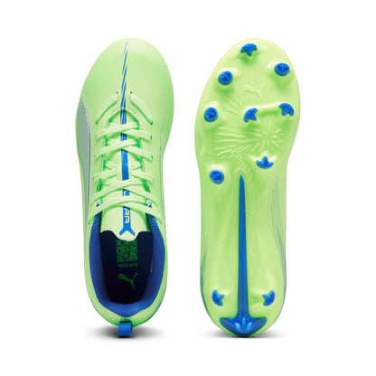 Puma ULTRA 5 PLAY FG/AG LIME Jeunesse