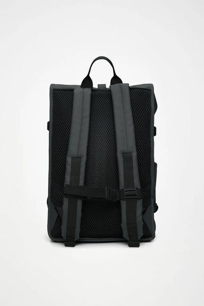 Rains Rolltop Rucksack Large Bag Dark Grey