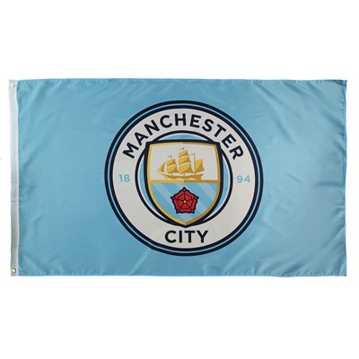 Manchester City Core Crest Flag