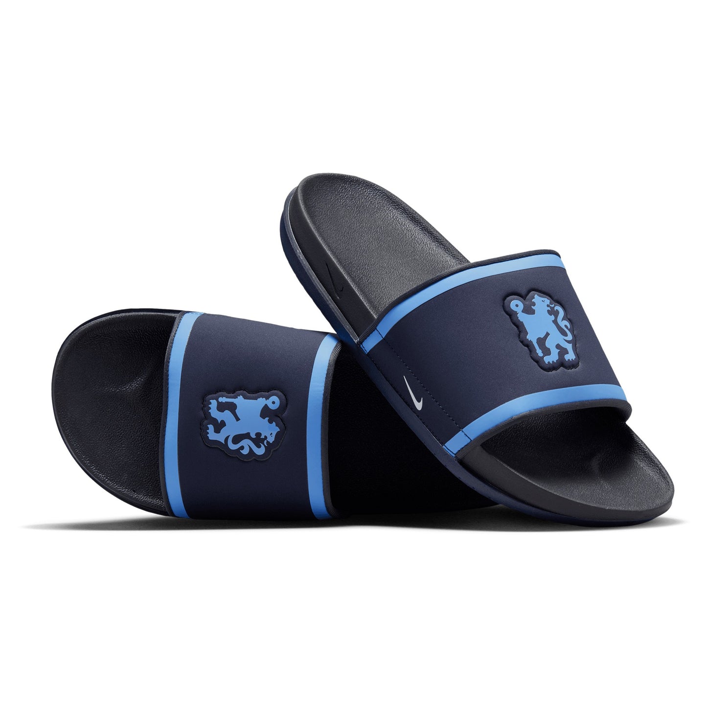 Claquette Nike OffCourt Chelsea Bleu