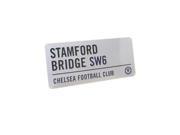 Panneau de rue blanc Chelsea Stamford Bridge SW6