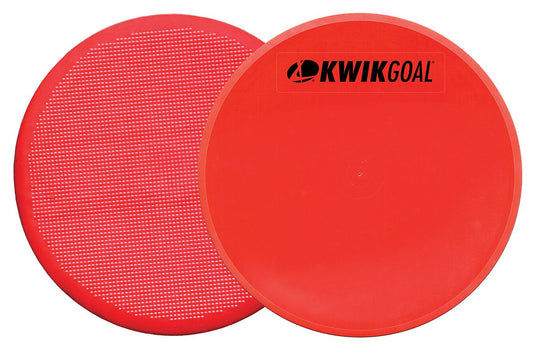 Lot de 10 marqueurs ronds et plats Kwik Goal, rouges