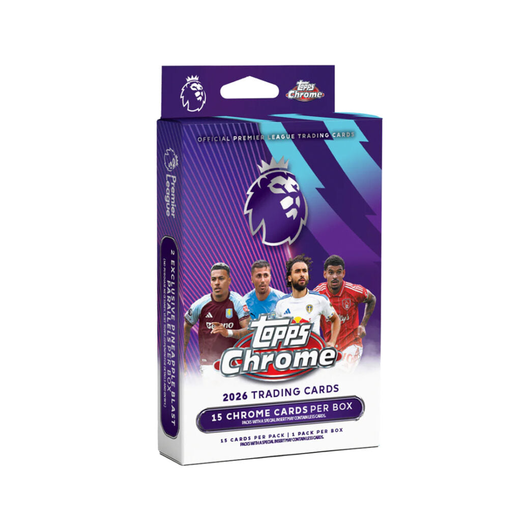 Topps Chrome 25/26 Premier League Cards Hanger Box