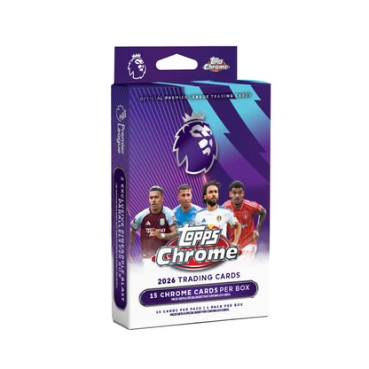 Topps Chrome 25/26 Premier League Cards Hanger Box