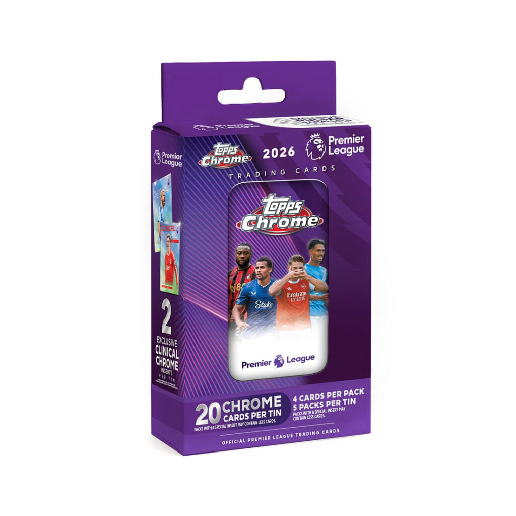 Topps Chrome 25/26 Premier League Cards Tin