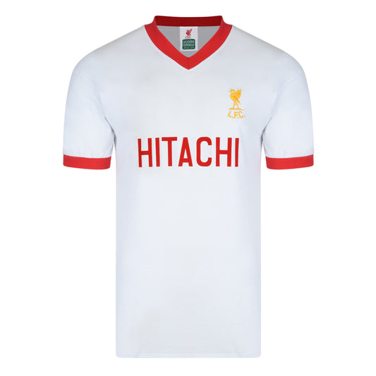 Liverpool Retro 1978 Away Hitachi Jersey White