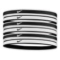 Nike Swoosh Sport Headbands- 6 Pack - Black/White