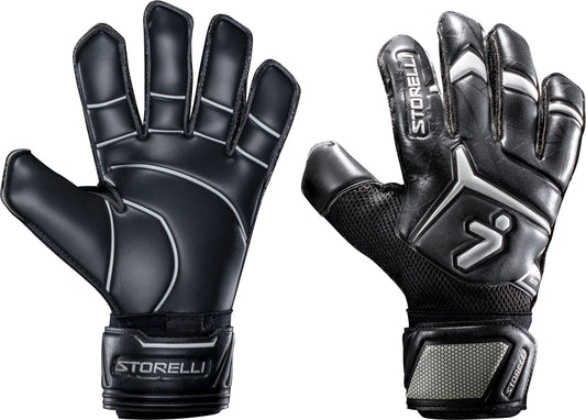 Storelli Gladiator Elite 3 Goalkeeper Gloves Black