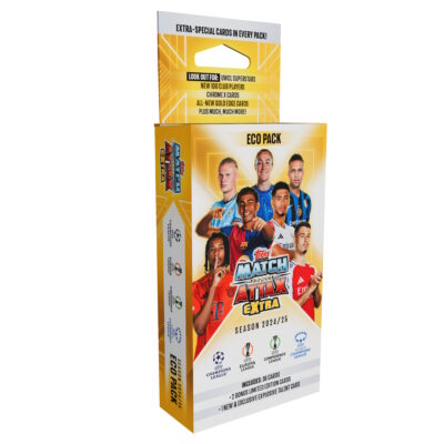 24/25 cartes Topps Match Attax Extra Champions League Eco Blaster (39 cartes + 3 LE)