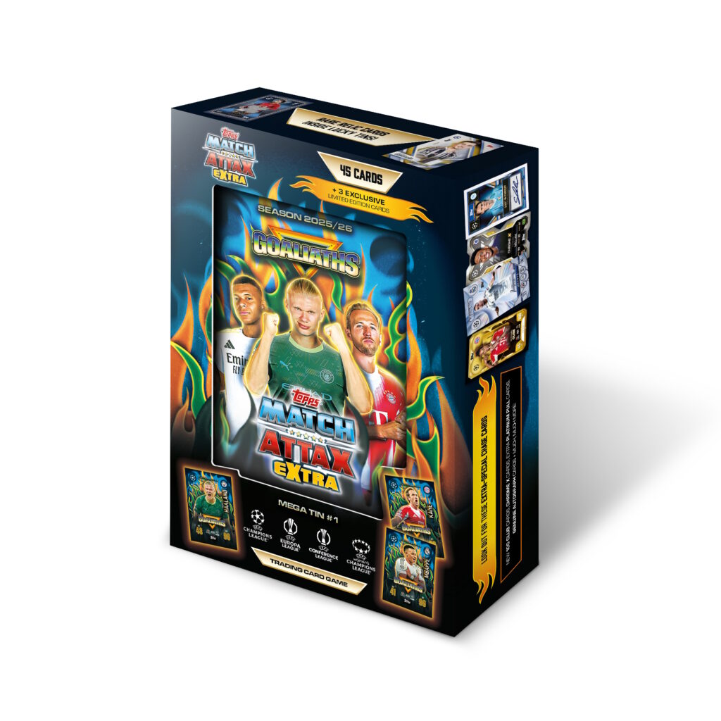 Topps Match Attax Extra 25/26 UEFA Champions League Cards Mega Tin (48 Cards + 3 LE) (Copy)