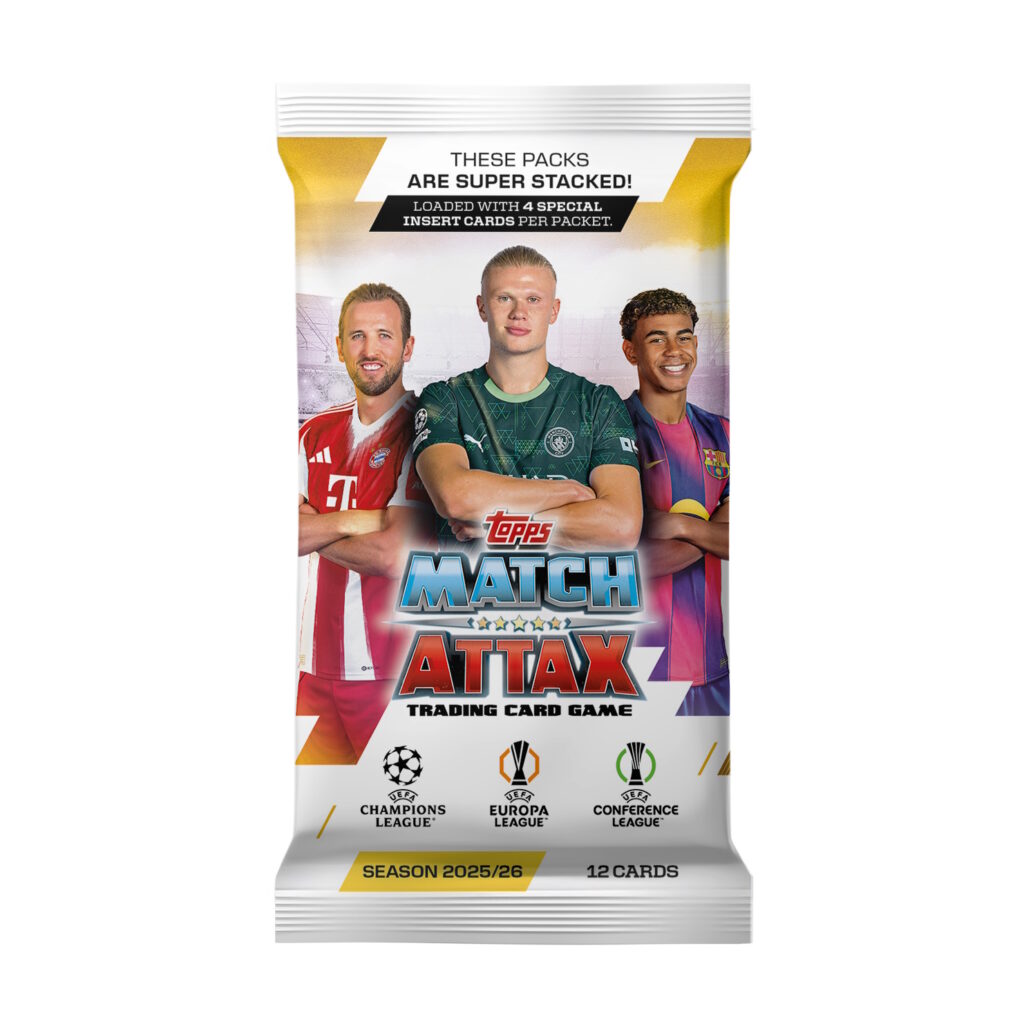 Topps Match Attax 25/26 UEFA Champions League Cards Eco Blaster (36 Cards + 2 Le)