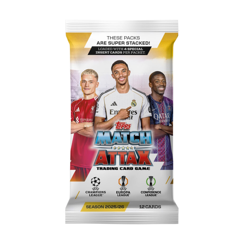 Topps Match Attax 25/26 UEFA Champions League Cards Eco Blaster (36 Cards + 2 Le)