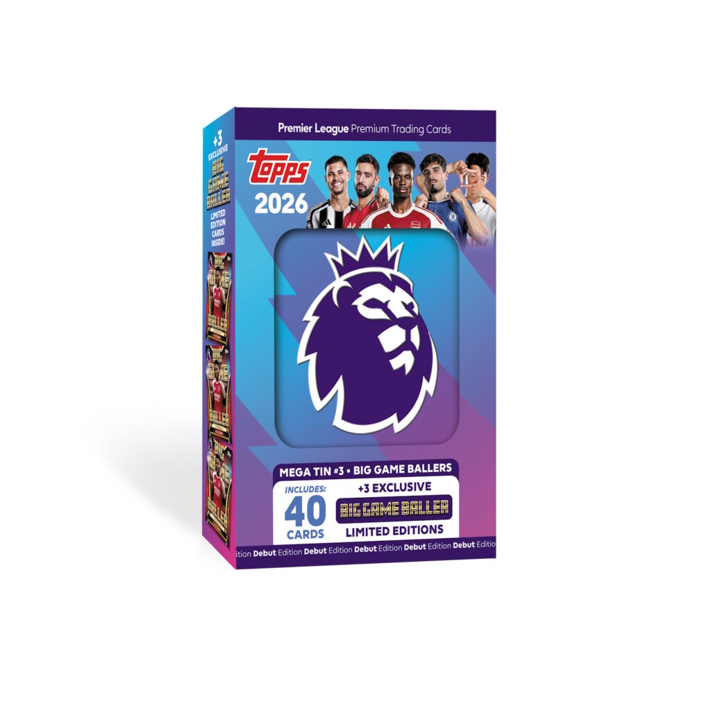 Topps 25/26 Premier League Debut Edition Cards - Mega Tin