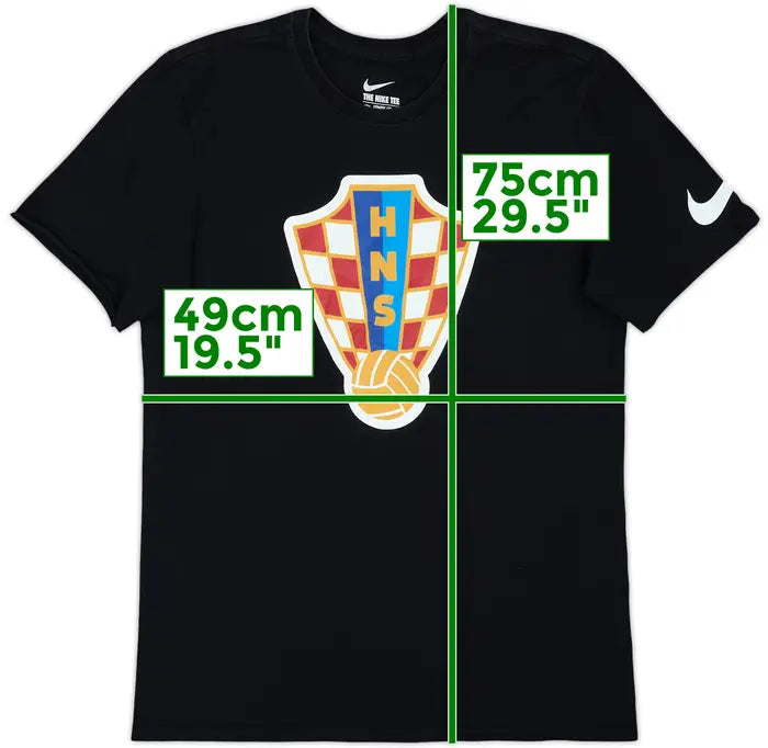 2018-19 Croatia Nike Cotton Tee - 8/10 - (M)